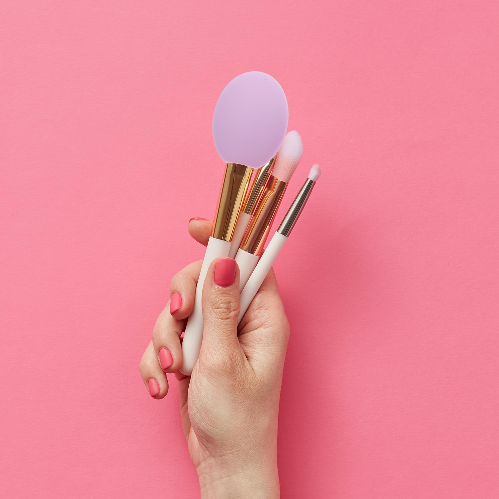 Estuche para Proteger Pinceles 9 de Silicona Reutilizables para Brochas de Maquillaje y Mantenerlos en Casa o Viaje
