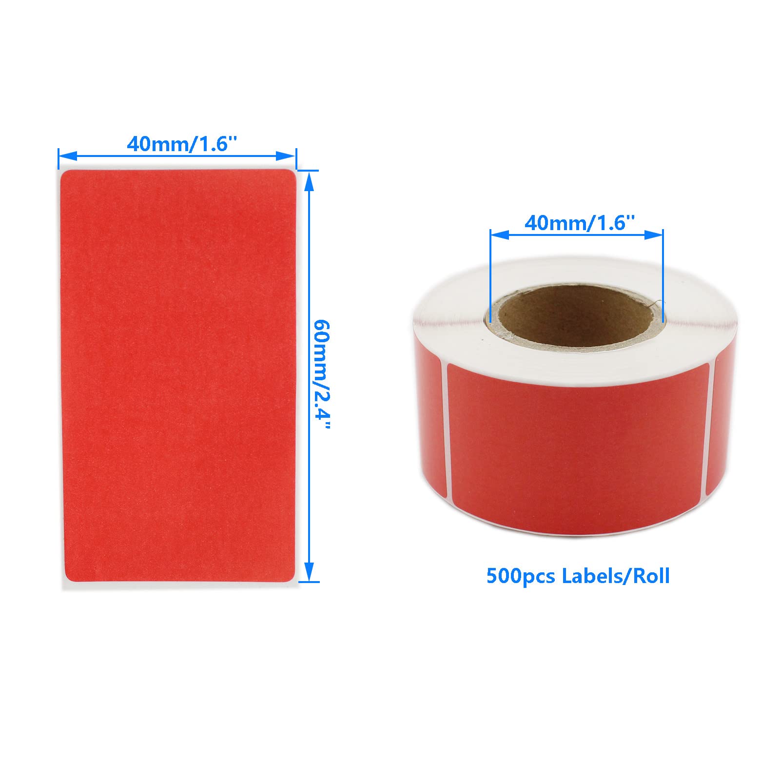 Bezpośrednie etykiety termiczne 4 x 6 cm, etykiety SKU z kodami kreskowymi SAFYY 500 / rolka, samoprzylepne naklejki do wysyłki, perforowane i kompatybilne z drukarkami etykiet Rollo i drukarkami