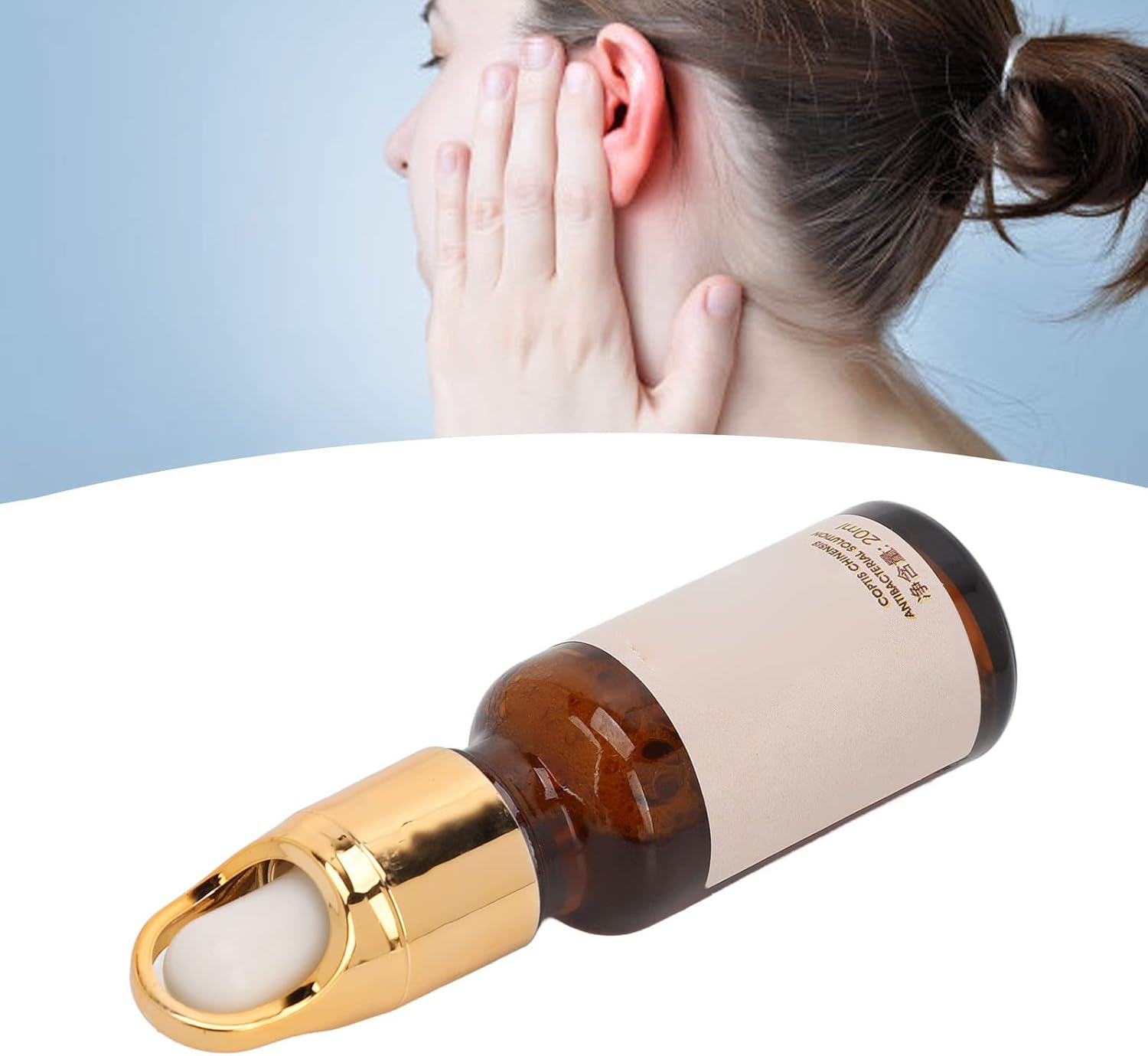 Gotas para los Oídos, Tinnitus Ear Drops Organic Ear Ringing Remedy