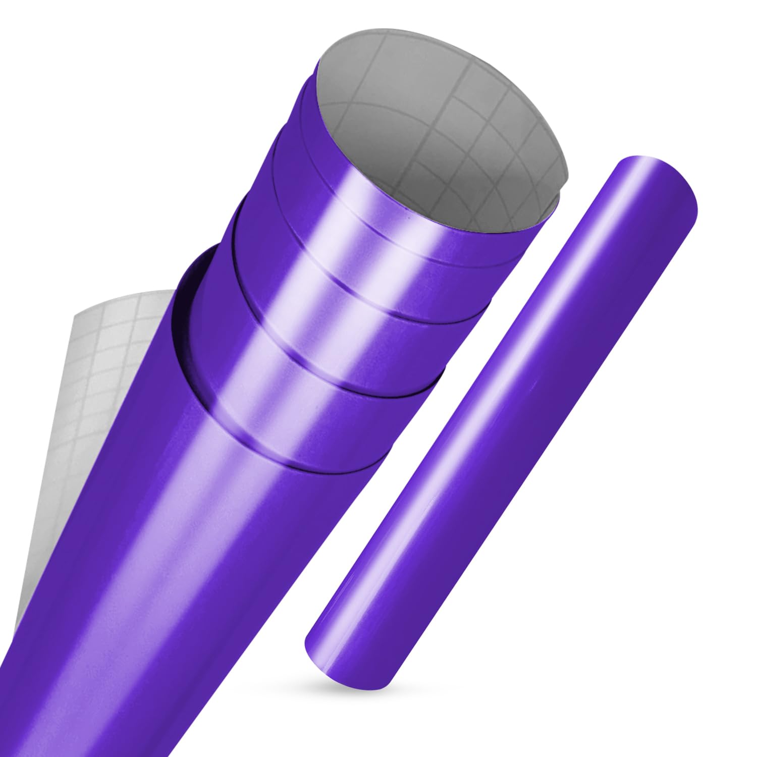 vgoltd Furniture Stickers Gloss Self Adhesive Vinyl Wrap Sticky Contact Paper Roll for Kitchen Countertop Cupboard Cabinets Wardrobe & Tabletops (Purple, 90 x 500 cm) — image 1