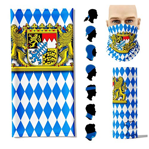 Stikkma Multifunktionstuch Bayern Flagge Face Pad+