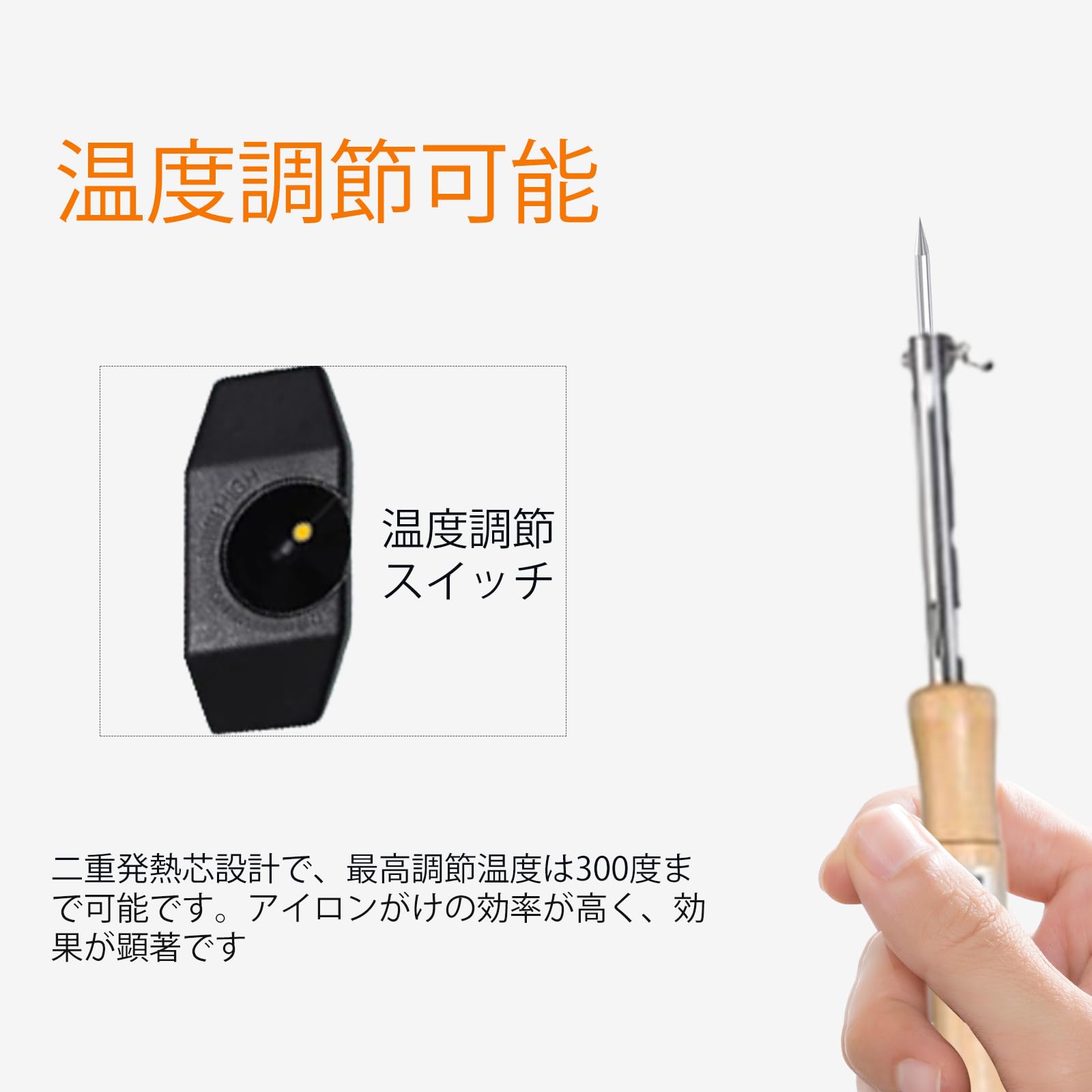 Amazon.co.jp: JIAWANSHUN フラワーアイロン ミニアイロン 手芸用 コテ