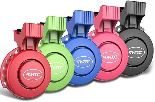 LESOVI Bocina de bicicleta eléctrica de 120 db para ciclismo scooter 4 modos de sonido con batería recargable impermeable accesorios de bicicleta