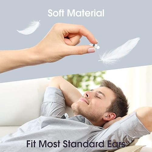 Miniatura 4 de Mudeela - Tapones para los oídos conciertos de alta fidelidad 3 pares de tapones para los oídos para festivales de reducción de ruido protección de