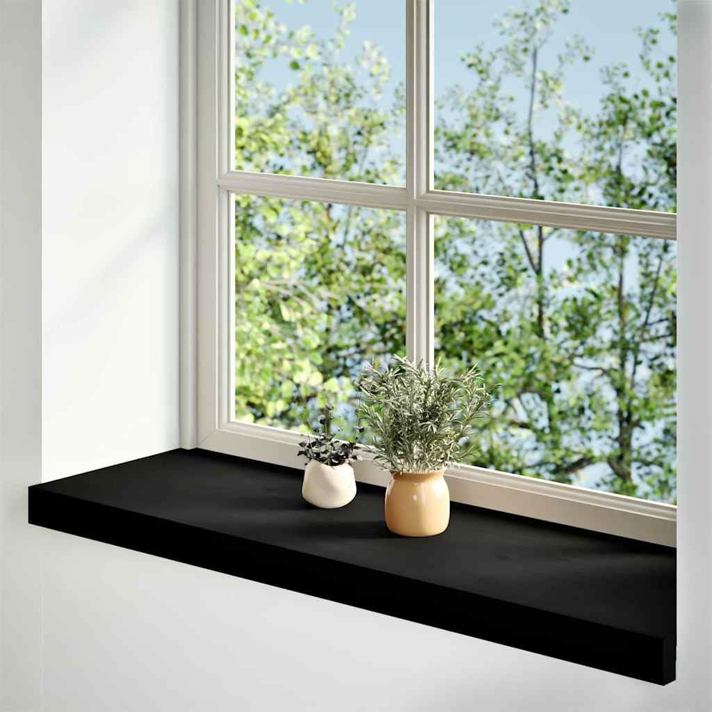 Davanzali 2 pz Marrone Scuro 90x25x2 cm Legno Massello Rovere,Davanzali per Finestre,per Interni,Davanzale Interno,Soggiorno,Decorazione-4009183