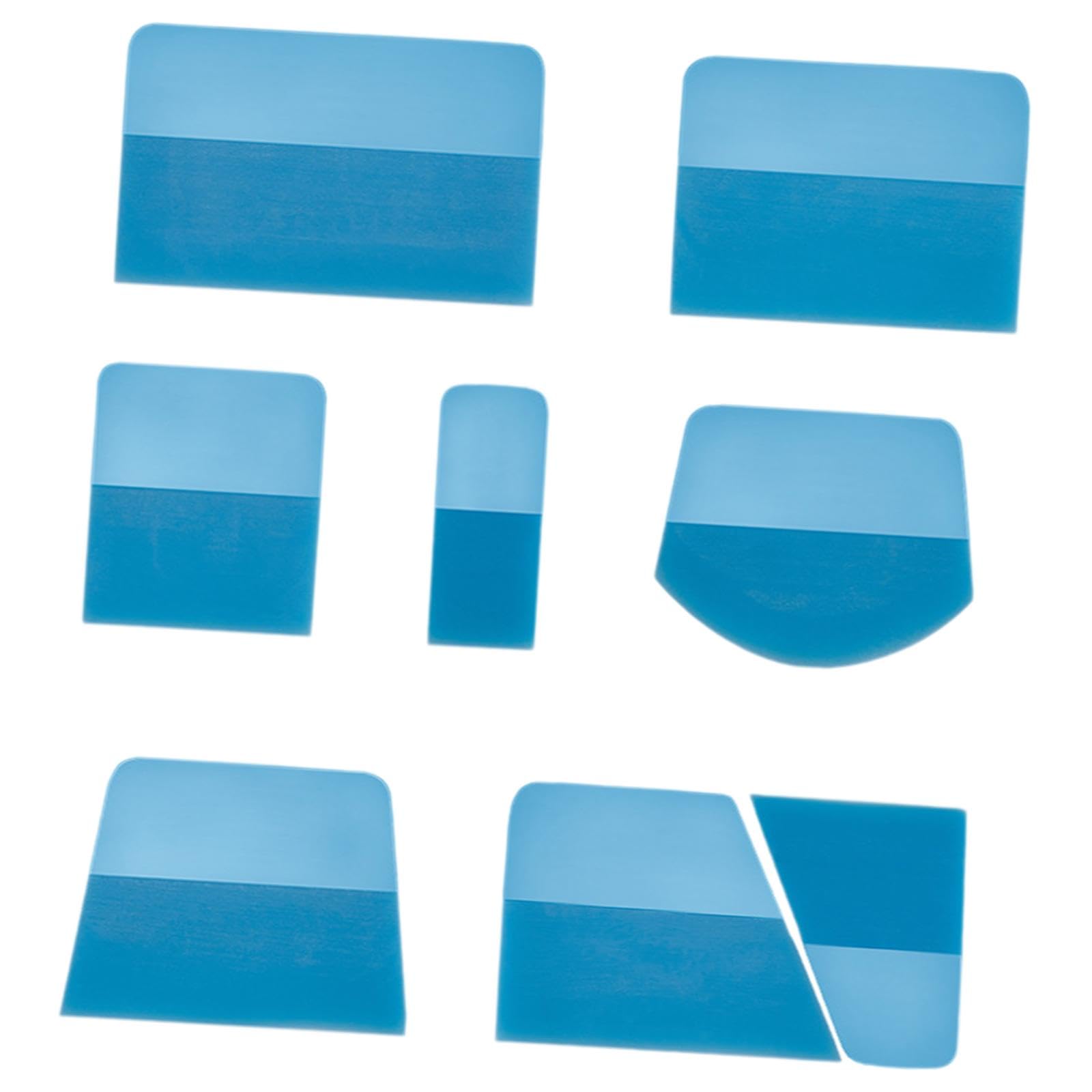 Automotive parts 8x for PPF Squeegees TPU for Paint Protection Film Installations(Blue)