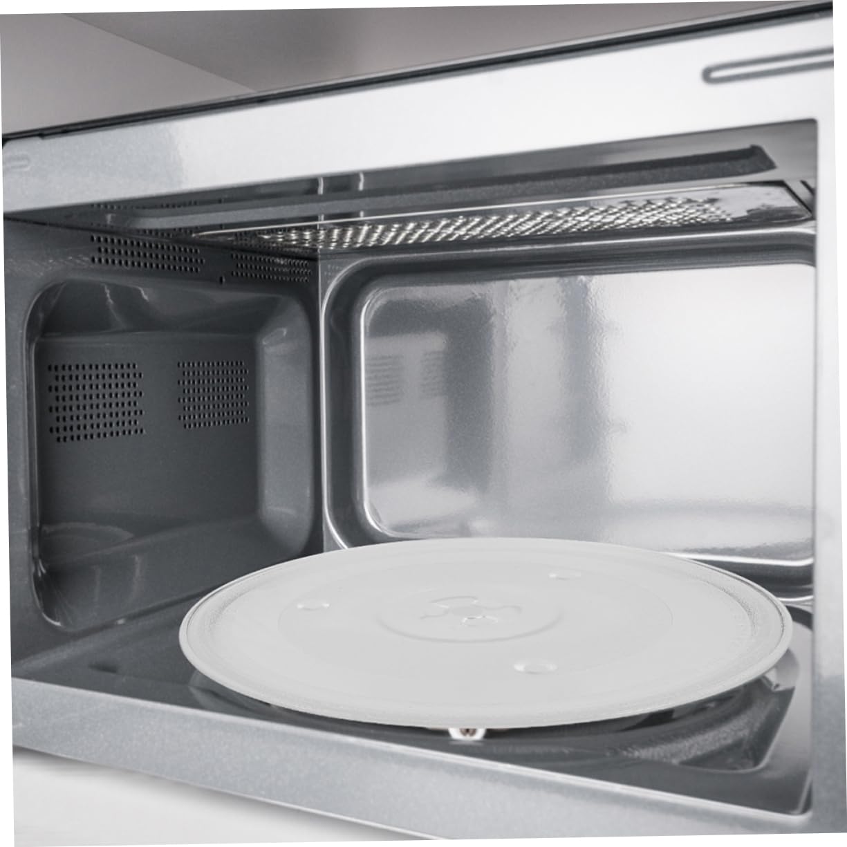 GLEAVI 2piezas Platos Giratorios Para Microondas De Placa De Vidrio Para Horno Microondas Placa De Cocción Para Horno