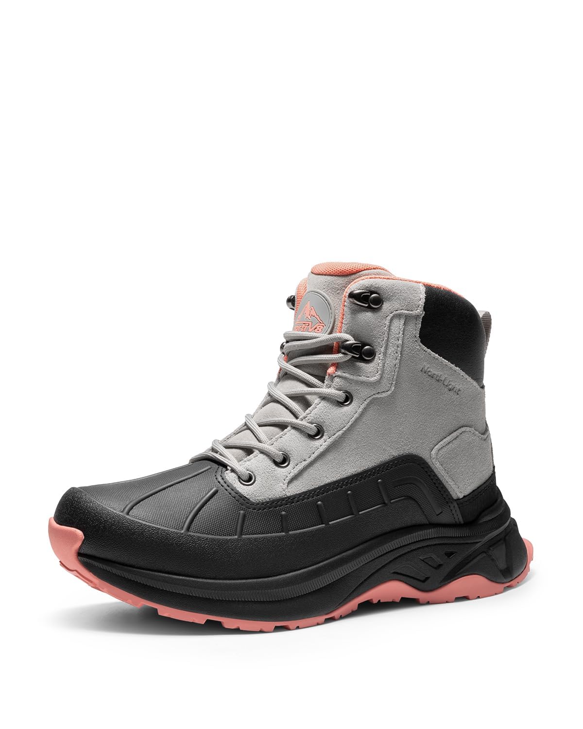 NORTIV 8 Women's Waterproof Hiking Boots Outdoor Trekking Camping Trail Hiking Boots
