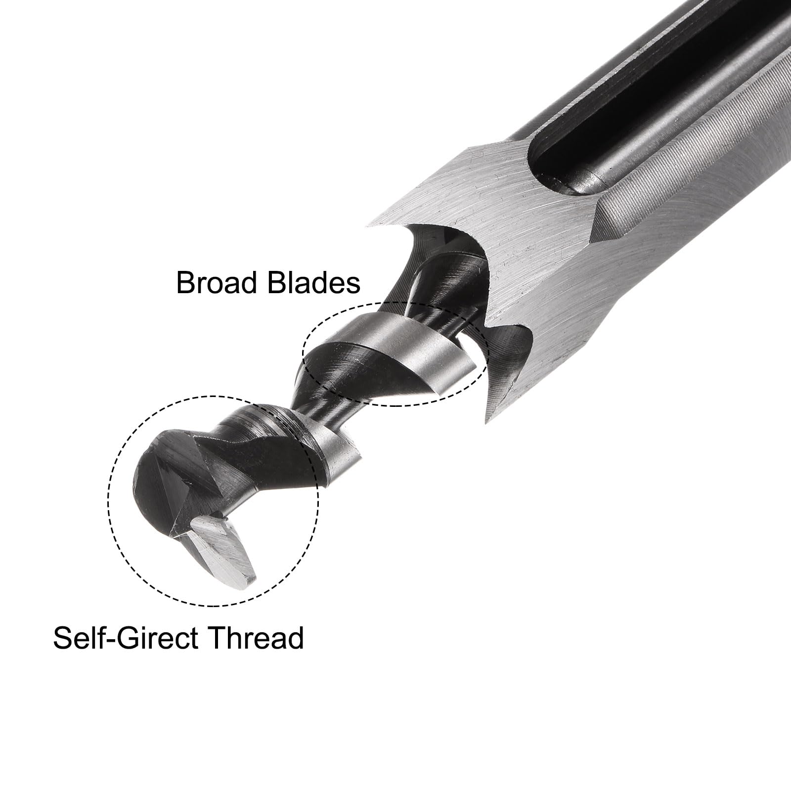 Square Hole Drill Bit - Woodworking Mortising Tool -4
