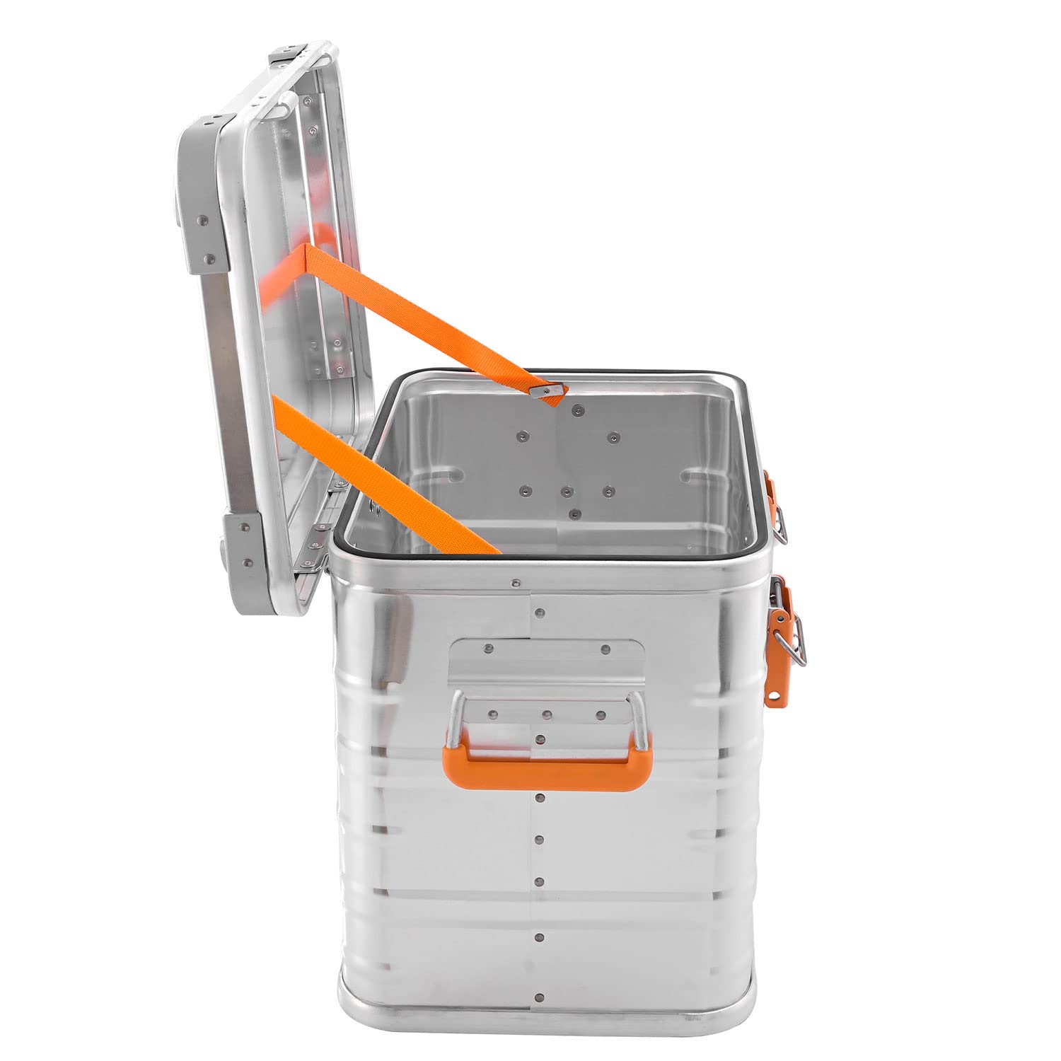 Alubox 31 Liter Abschließbar - Aluminium Transportbox Mit Würfelschaum