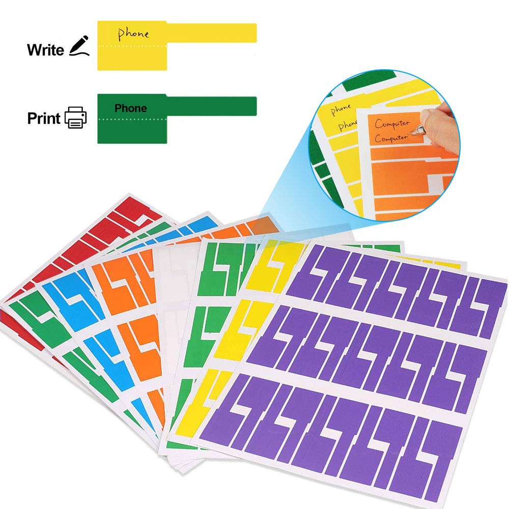 Buy IWILCS 600 PCS SelfAdhesive Cable Labels, Waterproof Wire Label