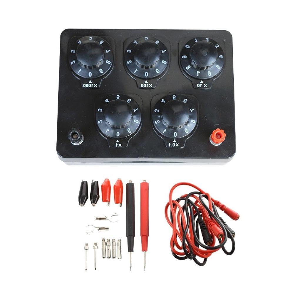 0 ~ 99999,9 Ohm Einstellbare Box mit variablem Wirstand kanwirstand Experimentelle Ausrüstung für n Unterricht physikalischer Wirstandsboxen 1420 0 ~ 99999,9 Ohm Einstellbare Box mit variablem Wirstand kanwirstand Experimentelle Ausrüstung für n Unterricht physikalischer Wirstandsboxen 1420