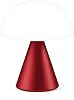 Lexon Mina M Mushroom Lamp - Portable Bedside Light for Bedrooms, Kids & Nursery - 9 LED Color Rechargeable Table Lamp with 24h Light & Dimmer, Medium - Mint