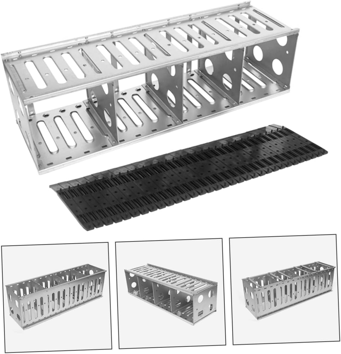 Homoyoyo 1set Hard Drive Cage for External Storage Shockproof Multi-Layer Hard Disk Rack Easy Installation for