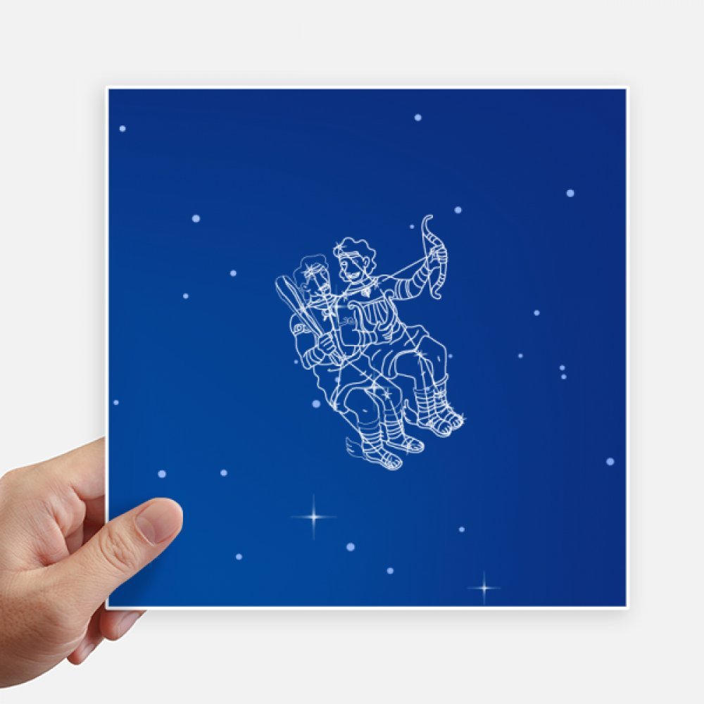 Sticker univers gémeaux pour décorer une valise et un mur de chambre