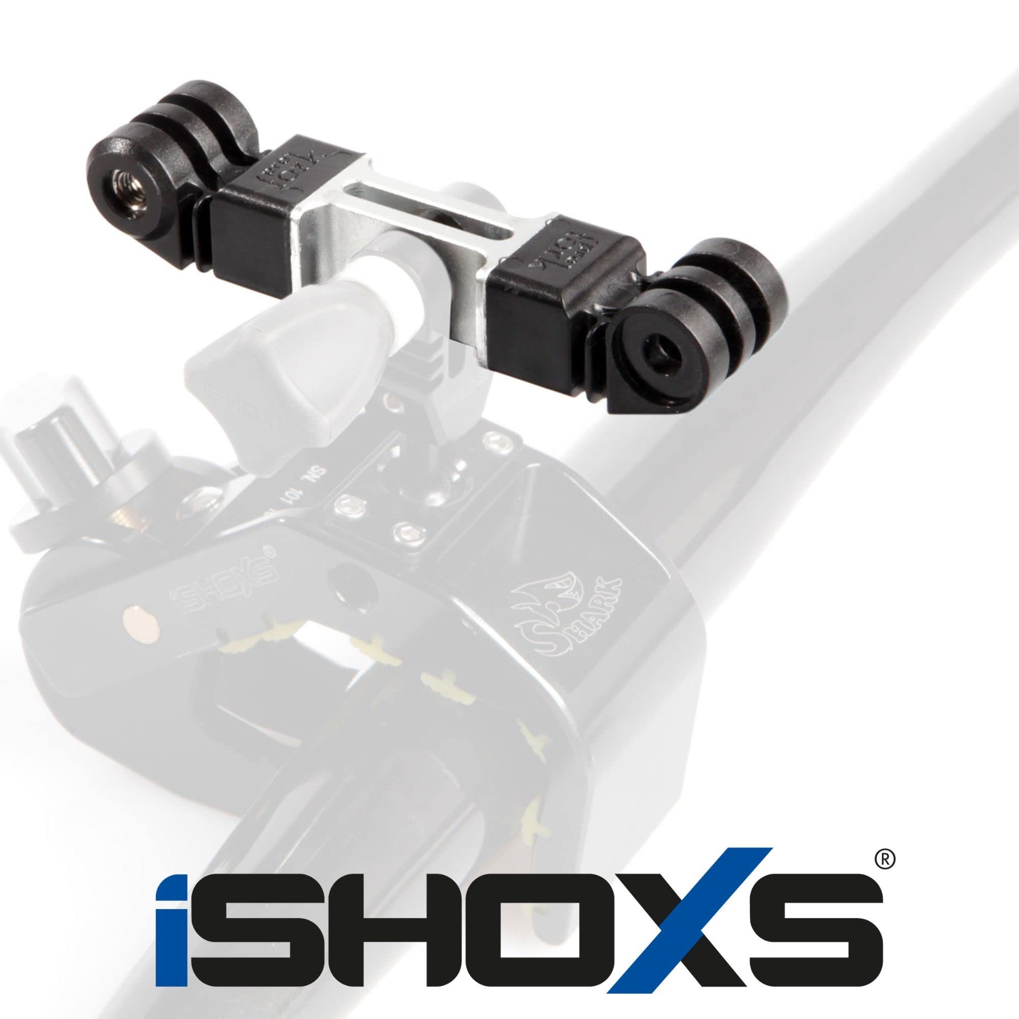 Adaptateur ISHOXS Ionic ProFork 4two - Support Double Pour GoPro Hero 9-13 Et Insta360 - Fixation 2 Caméras