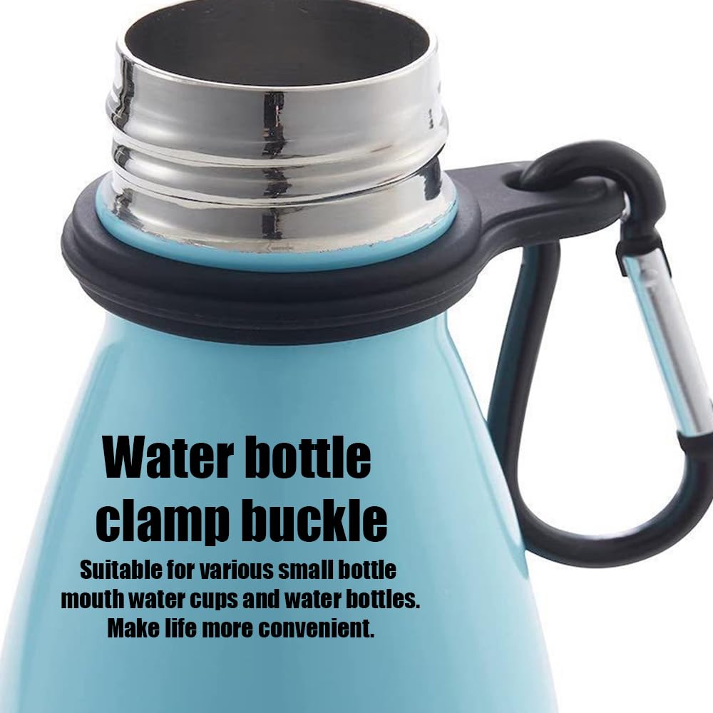 5Pezzi Clip Porta Bottiglia d'Acqua con Clip per Cintura Portabottiglie da Esterno con Fibbia per Campeggio, Appeso Cinghia Cinghia Fibbia Clip Bottiglia d'Acqua Titolare