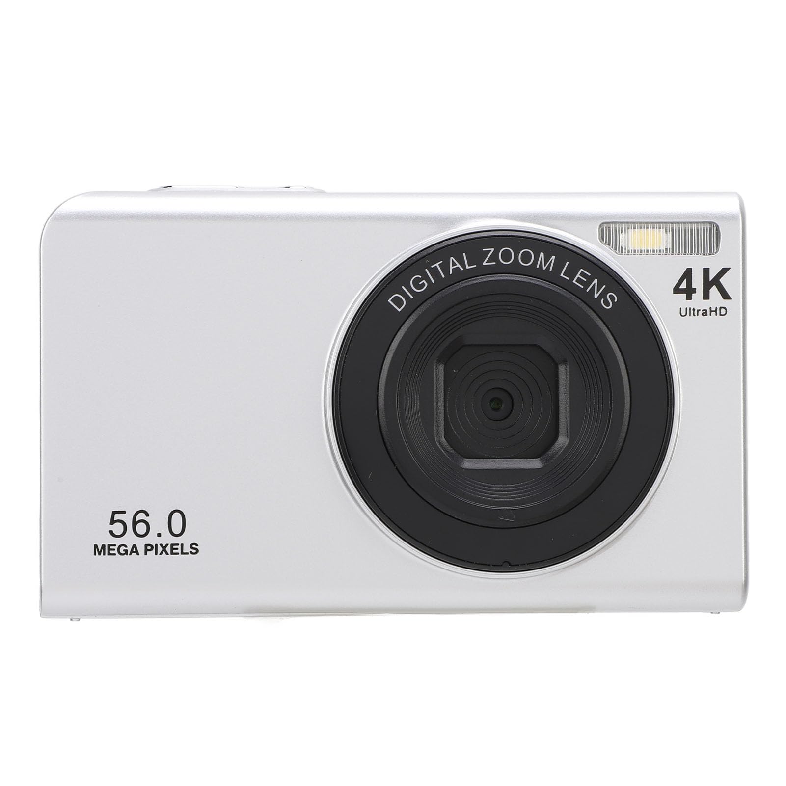 Aparat Cyfrowy, Aparat Dziecięcy Aparaty Cyfrowe 56 MP 4K Autofokus 16-krotny Zoom Cyfrowy do Aparatu (SILVER)
