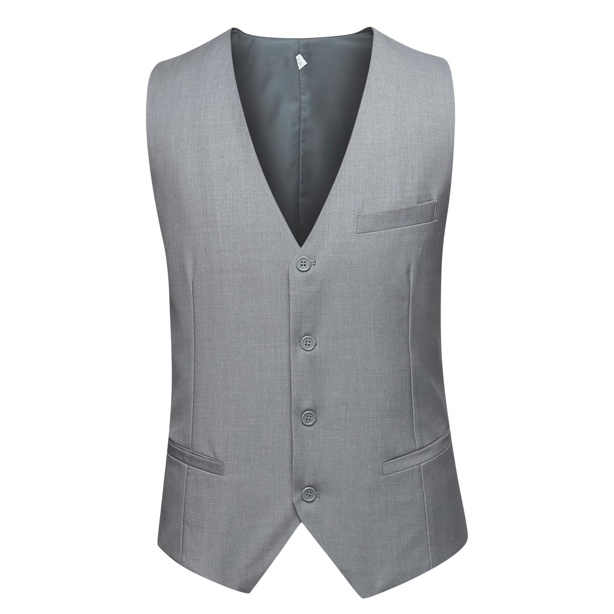 YOUTHUP Traje de 3 Piezas de Hombre Slim Fit Trajes de Boda de Negocios para Hombres Blazer Chalecos y Pantalones