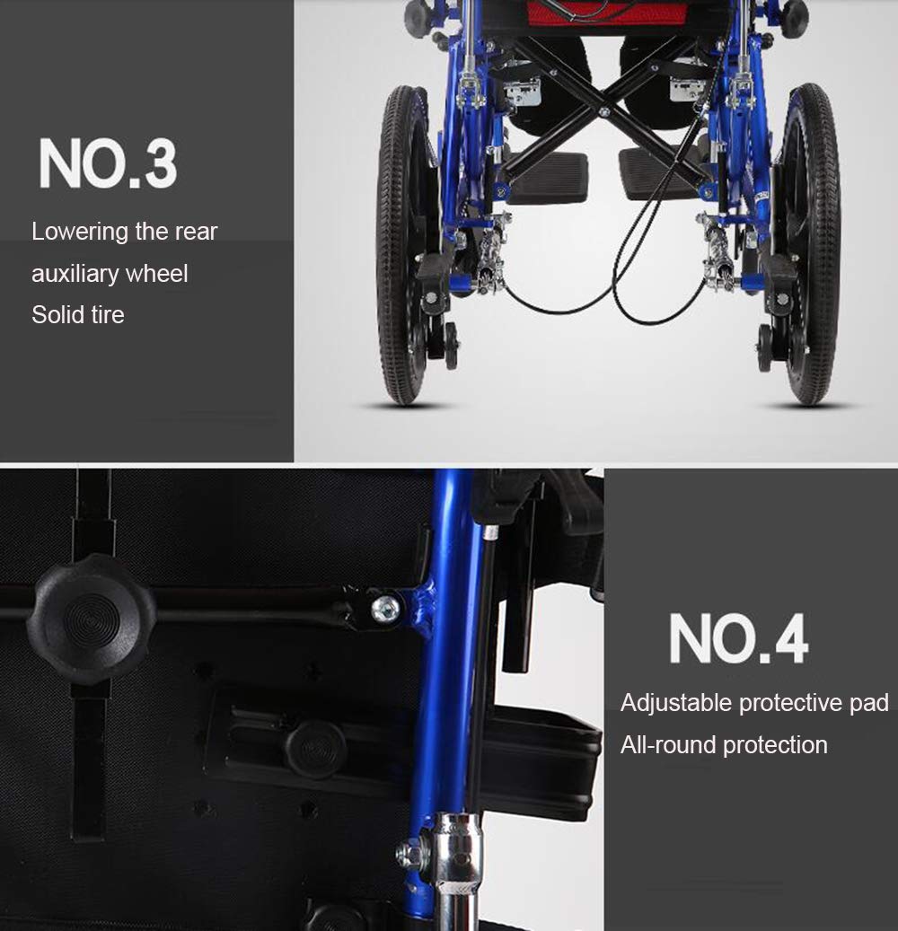 Wózek inwalidzki, dziecięce wózki inwalidzkie 26 kg transport medyczny ergonomiczny zaawansowany wygodny podłokietnik regulowane oparcia nogi 100 kg obciążenie 36 * 36 cm szerokość siedziska