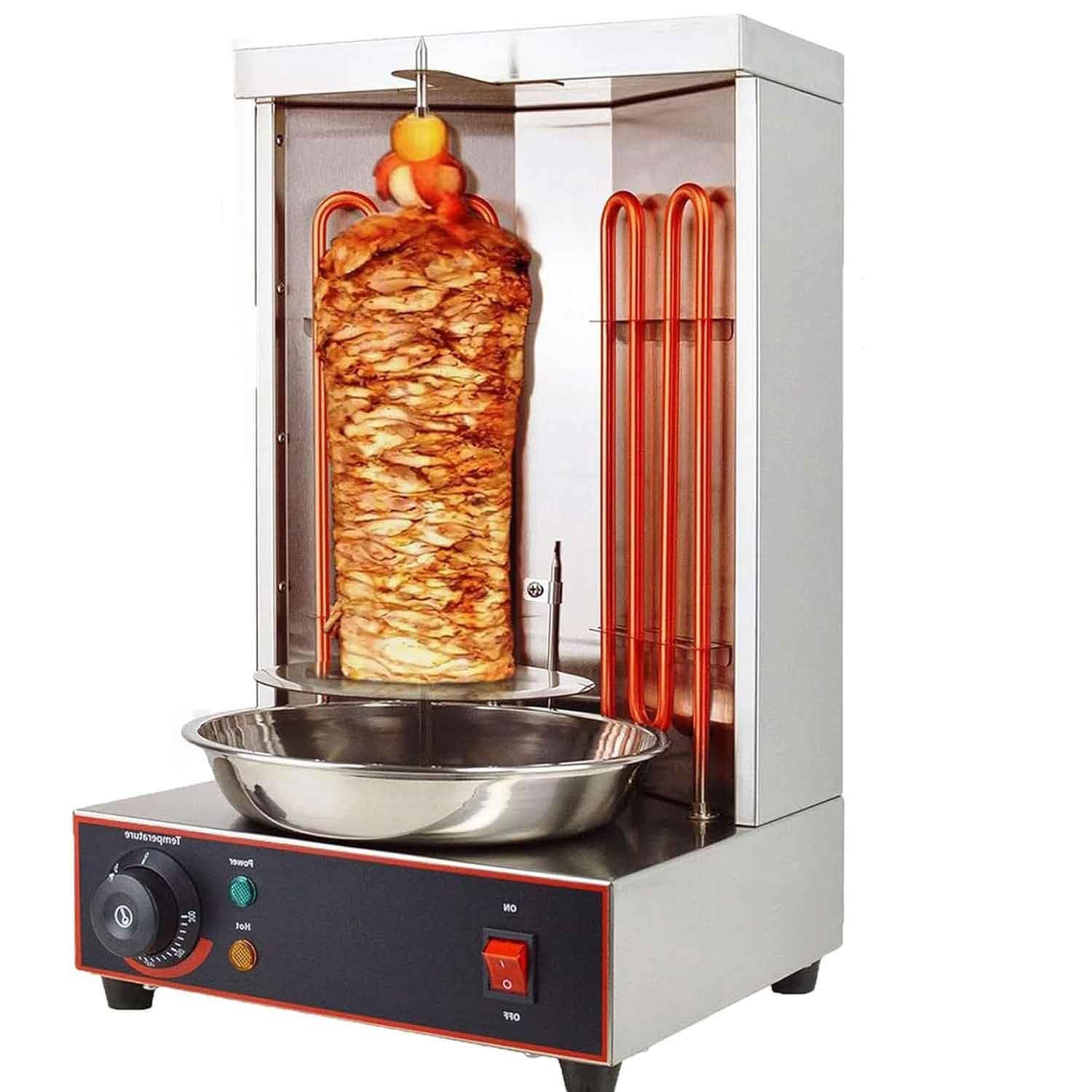 Grill Shawarma électrique 3000W rôtissoire verticale avec coupe-viande