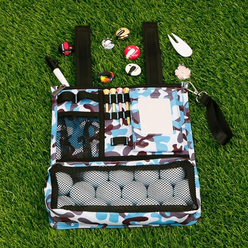 Portaobjetos de valor con cremallera y bolsa para pelota de golf 2