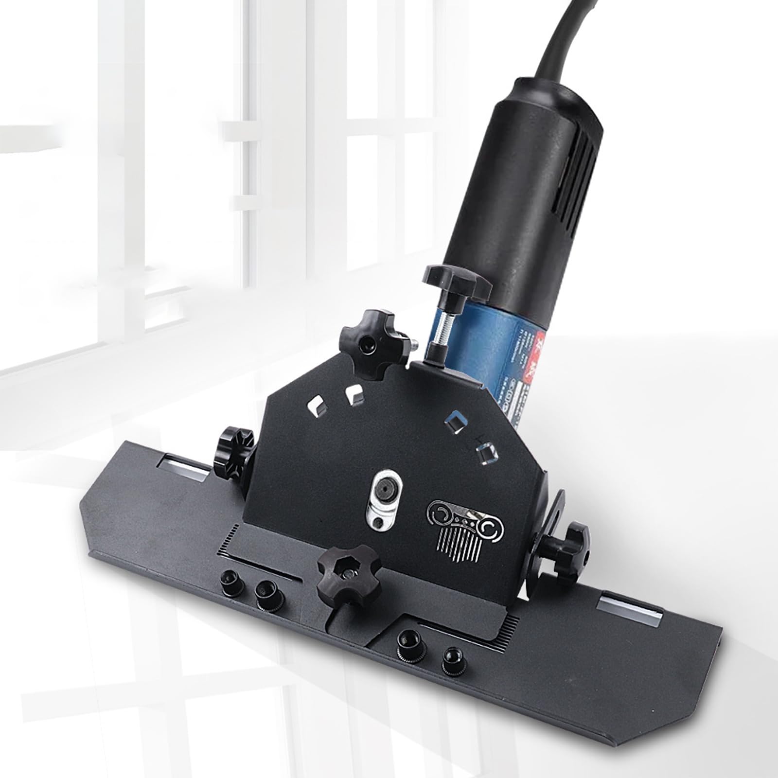 45° Angles Cutting Machine Chamfer Bracket Ceramic Aluminum Chamfer Corner Cutting Tool For 115/125 Type Angles Grinder