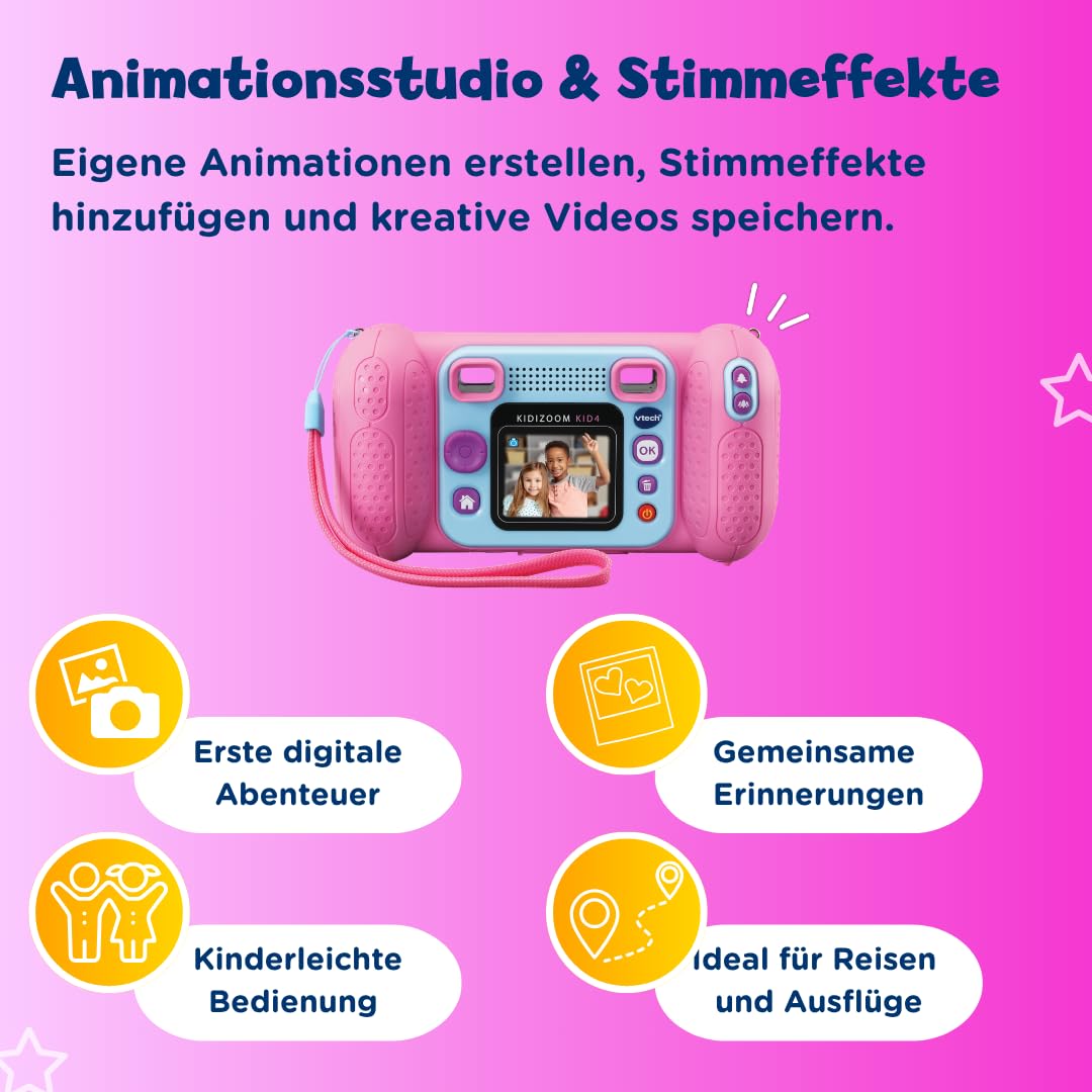 Vtech 80-548954 Kid 4 różowy