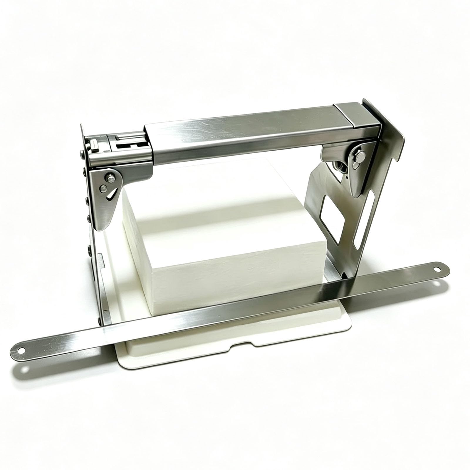 Raschietto Per Torte In Acciaio Inox Da 53 Cm, Spatola Per Crema Con Telaio Ausiliario, Estensibile Da 25 A 50 Cm, Raschietto Per Glassa, Pieghevole Per Riporlo, Per Torte Quadrate E Decorazioni