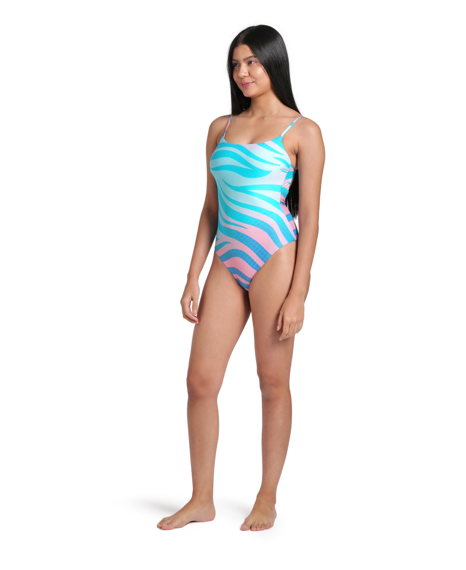 ARENA Women's Water Prints Swimsuit Intero Donna (Pacco da 1)