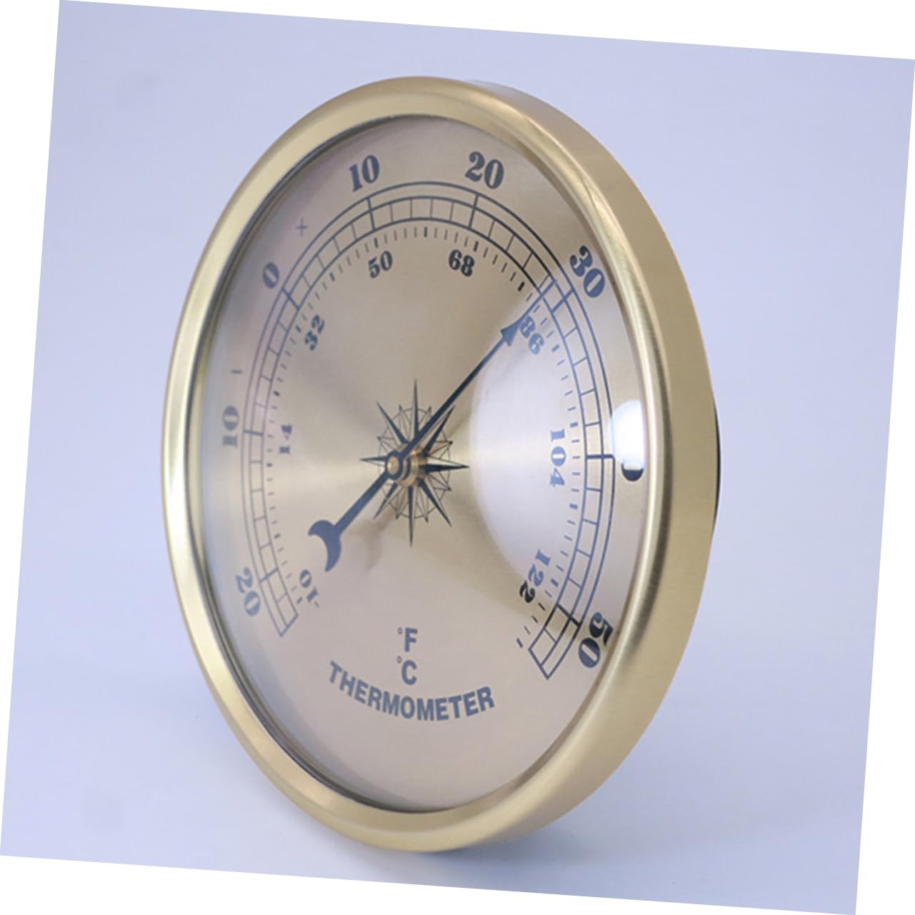 Artibetter 4pezzi Termometro Rotondo Metallo Per Esterni Misuratore Di Temperatura Pratico e Leggero Per Giardino Patio e Casa Facile Da Installare e Leggere Design Compatto e Resistente