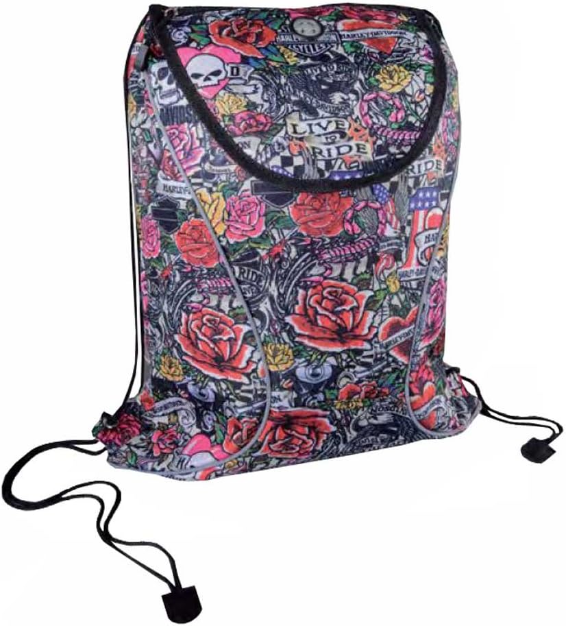 Harley-Davidson Sling Backpack, Lightweight & Durable Tattoo Design 99667-TAT