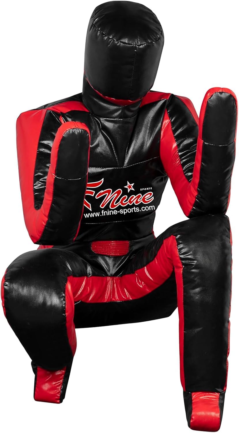 MMA, manichino per esercitarsi in posizione difensiva, per Judo, Karate, BJJ, jiujitsu brasiliano, wrestling, sacco da boxe 180 cm, non riempito