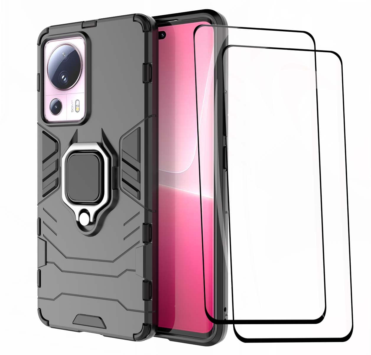 GOKEN Vetro Sfumato Cover per Xiaomi 13 Lite (Mi 13 Lite), Cover