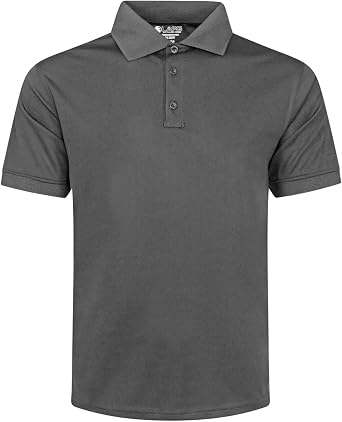 LA Police Gear LAPG Mens Lightweight Short Sleeve Core Polo