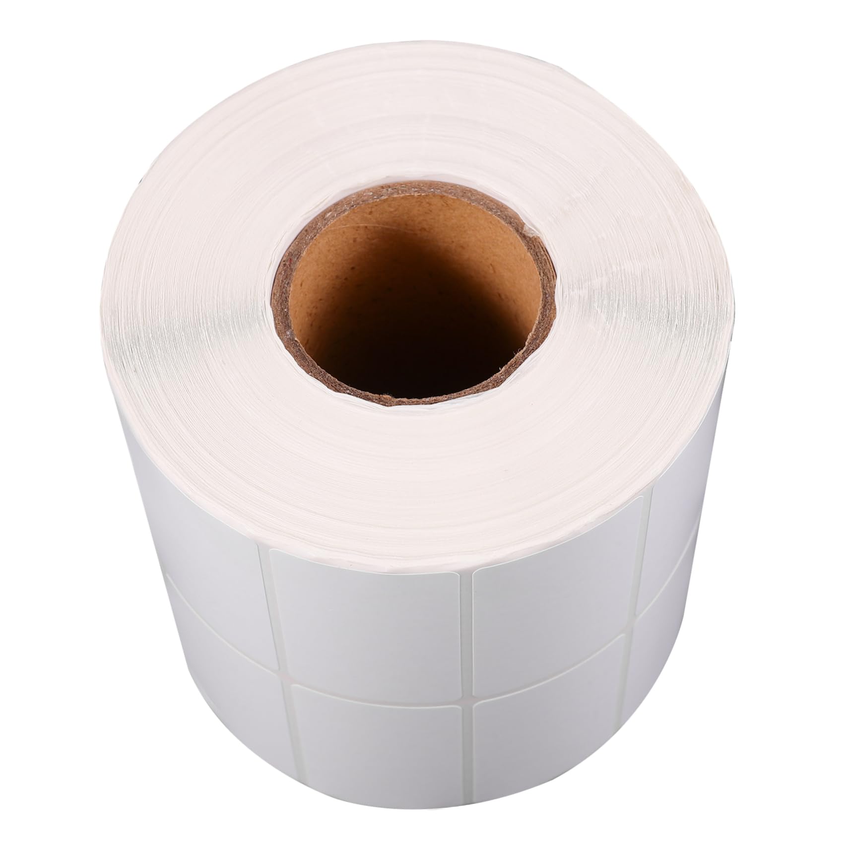 Étiquette Adhésive Blanche en Rouleau 3000 Feuilles, Papier Couché