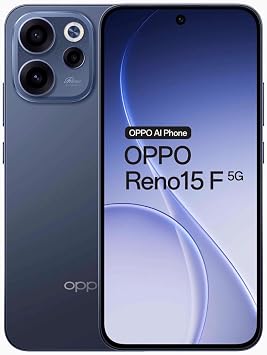 OPPO Reno15 F 5G CPH2801 256GB Storage 8GB RAM Android 16 Factory Unlocked Smartphone Twilight Blue