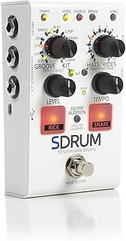 Amazon.com: Digitech SDRUM Strummable Drums Pedal Bundle with FS3X