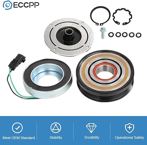 Vista 95 de ECCPP Embrague del compresor de la CA 2003-2008 para el embrague de la CA de Toyota Matrix Corolla 1.8L