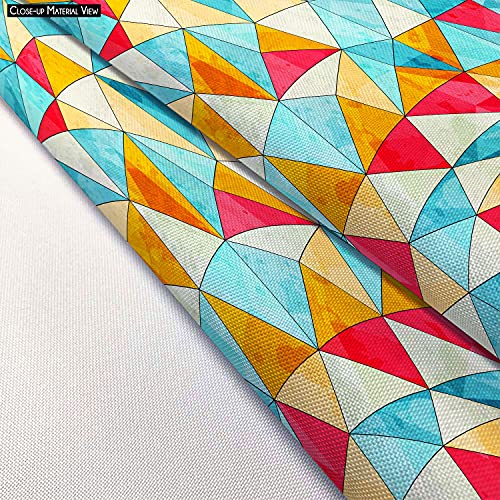Image of ArtzFolio Vintage Triangles | Reusable Sack Bag | Bag for Gym, Storage, Vegetable & Travel