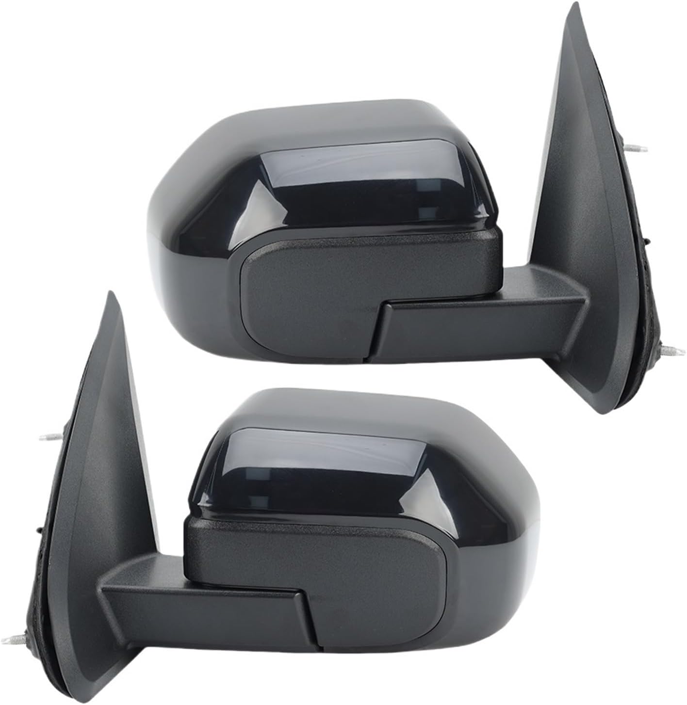 Rearview Mirror Assembly Compatible For Ford Maverick 2021 2022 2023 2024 2025 Black Blind Spot Light Heated Manual Folding Car Accessories(1pc left)