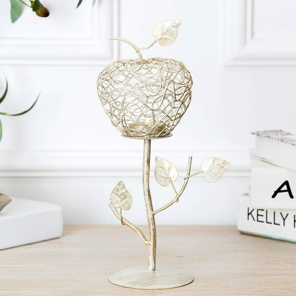 Candlestick,Iron Candlestick Stand Creative Candlestick Christmas Wedding Dinning Table Decorative Candle Holder Golden Candlelight Dinner Candle