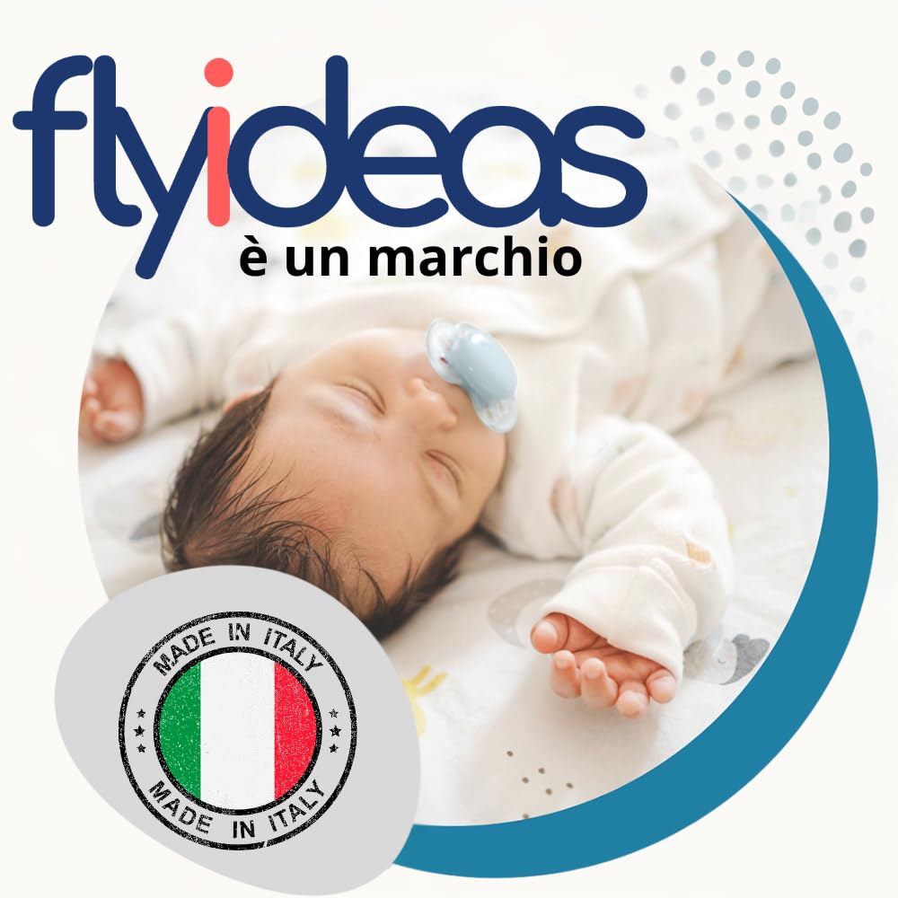 FlyIdeas Set 2 Lenzuola con Angoli per Culla 90x50 cm – 100% Cotone Morbido e Traspirante, Adatte a Culle Co-Sleeping e Materassi 50x90 / 55x90 cm