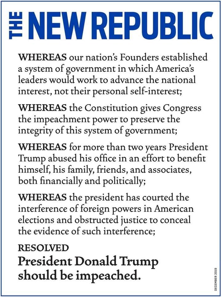 The New Republic Print Magazine