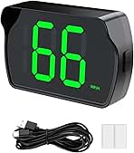 GPS Digital Speedometer for Car MPH, Golf Cart Universal HUD Speed Meter, Head Up Display Car Accessories with LED Large Font, Plug and Play for Car Truck Motor SUV All Vehicles