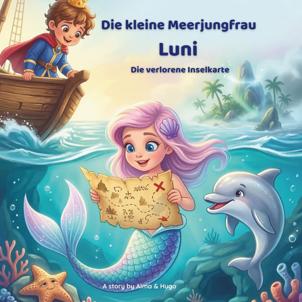 Die kleine Meerjungfrau Luni – Die verlorene Inselkarte: Ein liebevolles und spannendes Kinderbuch für Kinder von 4 bis 8 Jahren. (Die Abenteuer der kleinen Meerjungfrau Luni)