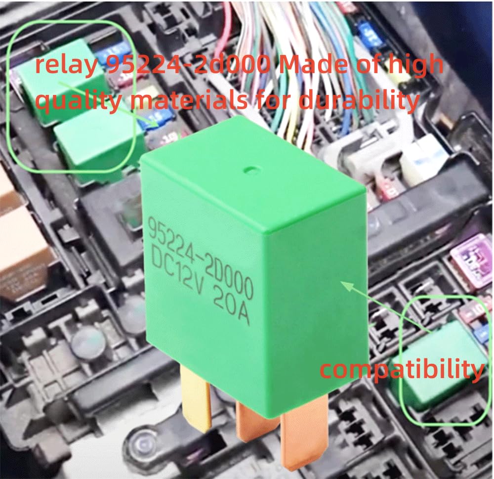 Amazon.com: 4 pcs 95224-2d000 Relay 4-Pin Ultra Small Medium Power