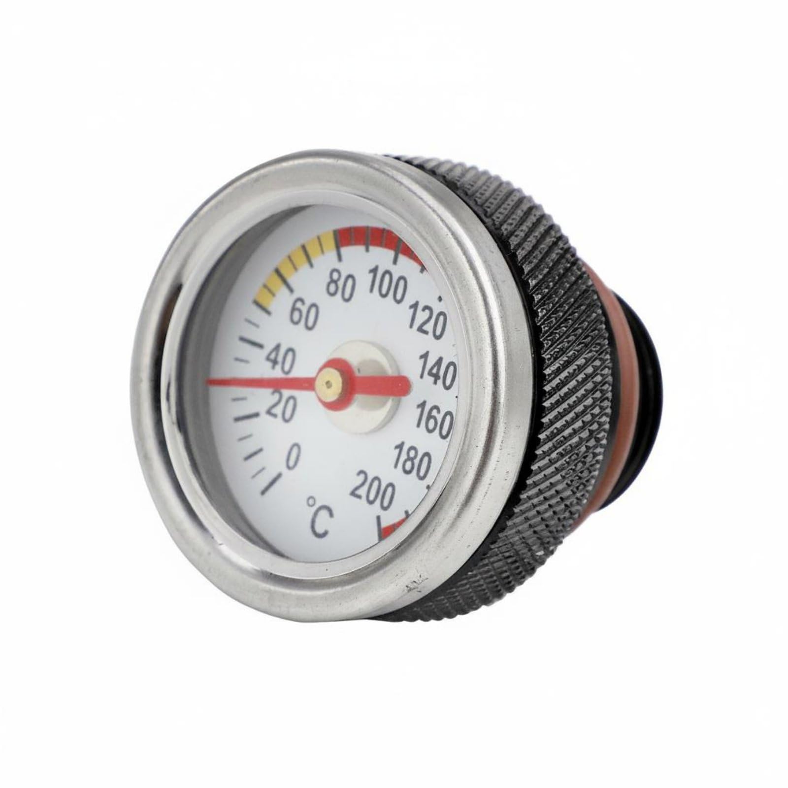 Compact Motorcycle Oil Temp Gauge Easy to Read Engine Temperature Gauge Heat Resistant M20 1.5 Oil Thermometer for Motorcyclists, Riders, Maintenance, Garage, Workshop, Black Motors-image-39