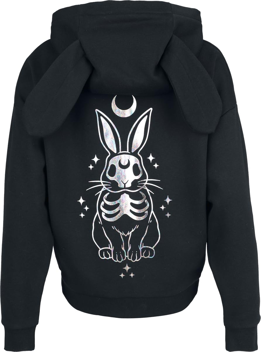 Full Volume by EMP Damen Kapuzenjacke Cute Morbid schwarz