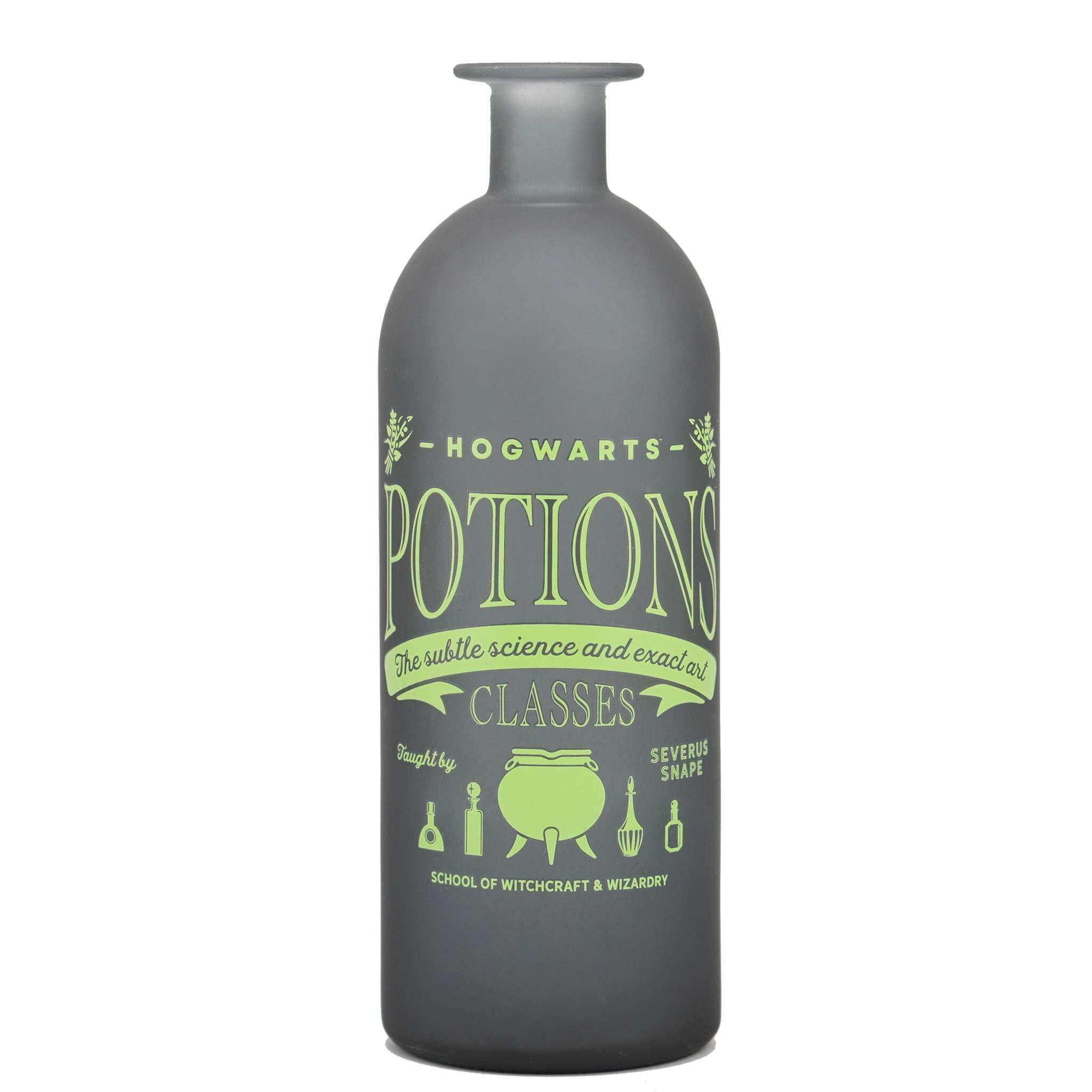 Half Moon Bay | Harry Potter | Potions Glass Flower Vase | Grey Tall Vase for Flowers | Official merchandise | Gifts for Mothers